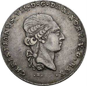 CHRISTIAN VII 1766-1808. Speciedaler 1807. Schleswig-Holstein. S.1