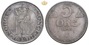 5 øre 1917 Jern