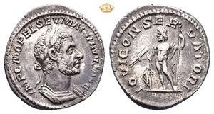 Macrinus, AD 217-218. AR denarius (3,10 g)