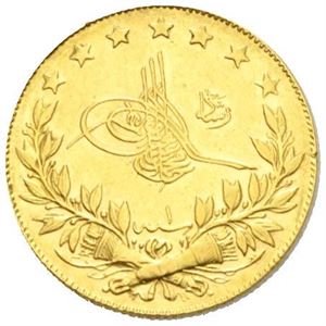 Mohammed V 1909-1918, 100 kurush år 1.