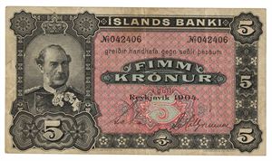 5 kroner 1904. No.042406