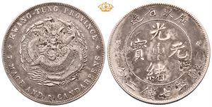 China. Kwangtung, dollar u.år/n.d. (1890-1908)