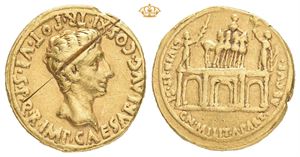 Augustus, 27 BC-AD 14. AV aureus (20,5 mm; 7,59 g)