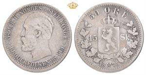 50 øre/15 skilling 1875