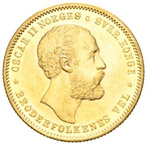 20 kroner 1876.