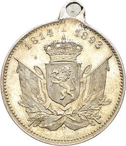 1893. Riksvåpen. Sølv