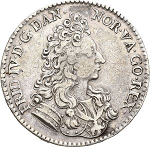 FREDERIK IV 1699-1730 4 mark 1700. S.7