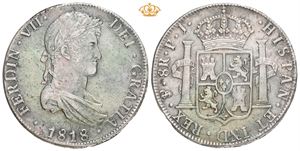 Ferdinand VII, 8 reales 1818. Potosi