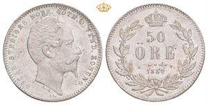 50 öre 1857