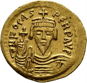 Bysants, Phocas 602-610, solidus (4,46 g)