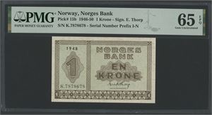 1 krone 1948. K.7878678.