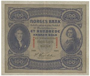 100 kroner 1931 A 8826052.