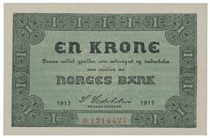 1 krone 1917. D.1214427.