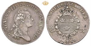 1/6 riksdaler 1788