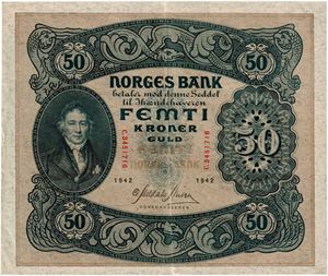 50 kroner 1942. C3451716