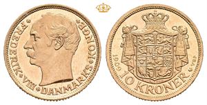 Frederik VIII, 10 kroner 1909