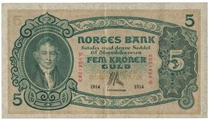 5 kroner 1914. D9651293