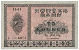 2 kroner 1949. G.2246974