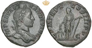 Æ Sestertius, AD 231