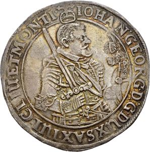 Sachsen, Johann Georg I, taler 1639, Dresden