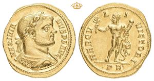 Maximianus, first reign, AD 286-308. AV aureus (18,5 mm; 5,25 g)
