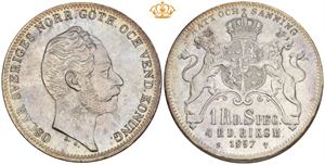 4 Riksdaler Riksmynt 1857