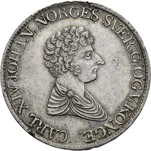 CARL XIV JOHAN 1818-1844. KONGSBERG. Speciedaler 1826