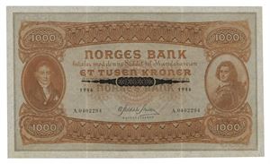 1000 kroner 1946. A0402294