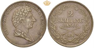 2 skilling banco 1836