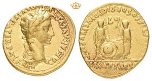 Augustus, 27 BC-AD 14. AV aureus (20 mm; 7,72 g)