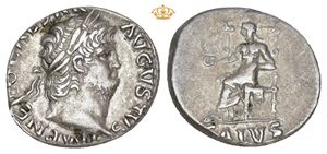 AR Denarius 66-67 AD