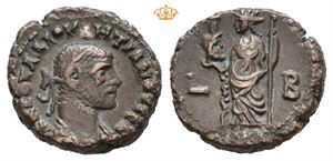 EGYPT, Alexandria. Diocletian, AD 284-305. Potin tetradrachm (6,83 g)