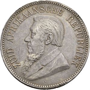 5 shilling 1892. Single shaft. Små kantskader/minor edge nicks