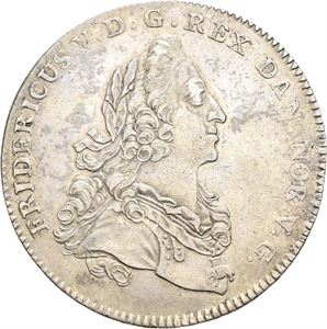 FREDERIK V 1746-1766 Reisedaler 1749. S.4