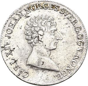 CARL XIV JOHAN 1818-1844 1/2 speciedaler 1824/1