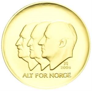 1500 kroner 2005. Hundreårsmarkeringen.