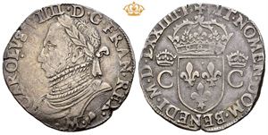 Charles IX, testone 1574. Toulose
