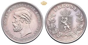 Norway. 1 krone 1893