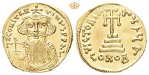 Constans II, AD 641-668. AV solidus (4,45 g)