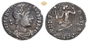 Valentinian I, AD 364-375. AR siliqua (16,5 mm, 1,64 g)