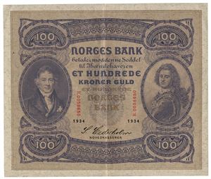100 kroner 1934. B0058650
