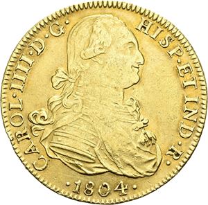 Carl IV, 8 escudos 1804