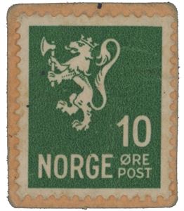 A/S F. Beyer. 10 øre grønn.