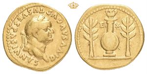 Divus Vespasian. Died AD 79. AV aureus (19 mm; 7,02 g)
