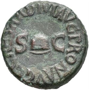 Gaius (Caligula), AD 37-41. Æ quadrans (3,73 g)