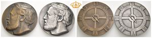 Myntgravør Ivar Throndsen. Sølv og bronse