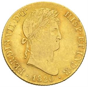 Ferdinand VII, 4 escudos 1820. Madrid