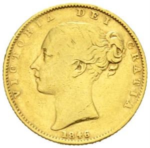 Victoria, sovereign 1846.