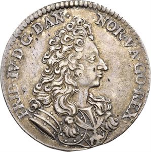 FREDERIK IV 1699-1730 4 mark 1700. S.7