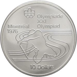 10 Dollars 1976 OL Montreal - Canoeing